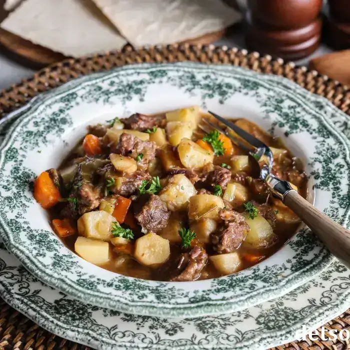 Брун Лапскаус (Норвежское рагу из говядины с овощами)