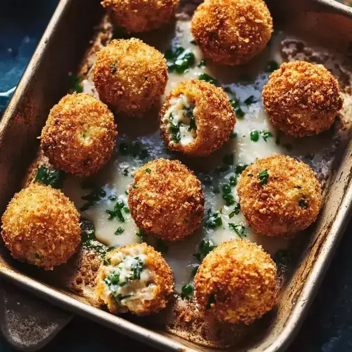 Крокеты с хамоном и черемшой