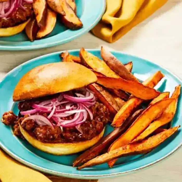 Сэндвичи "Растрепы" с BBQ свининой