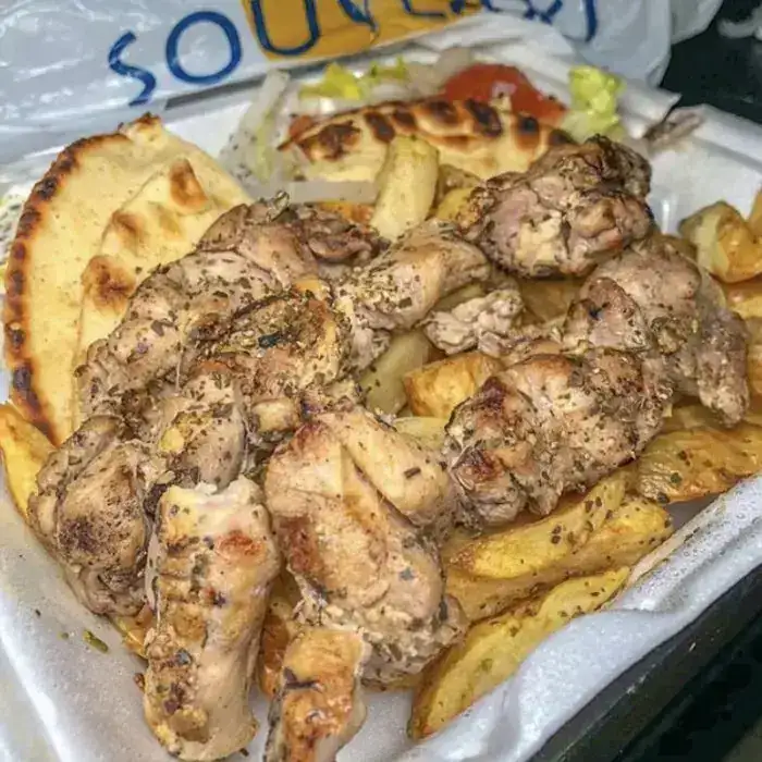 Сувлаки из баранины с лимоном